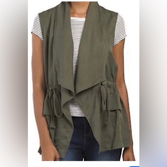 Sanctuary Olive Green Sleeveless Vest - Picture 1 of 6